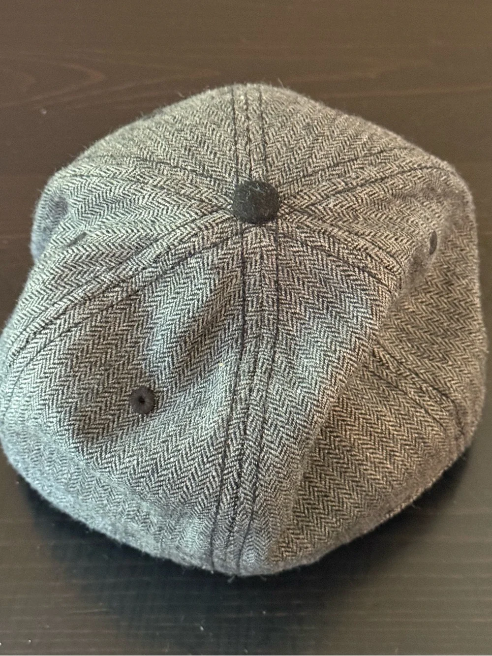 Quiksilver Herringbone-Textured Short Brim Fitted Hat, SM/MED